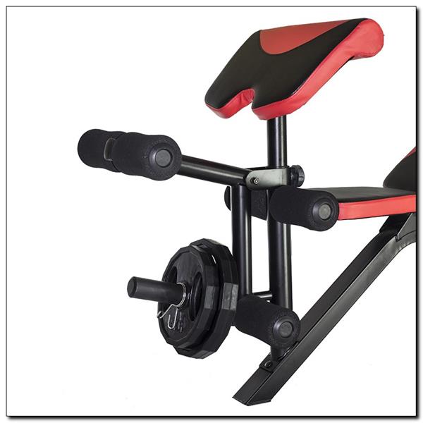 Multifunctionele Trainingsbank met Preacher Pad en Verstelbare Halterrekken - Next Balance