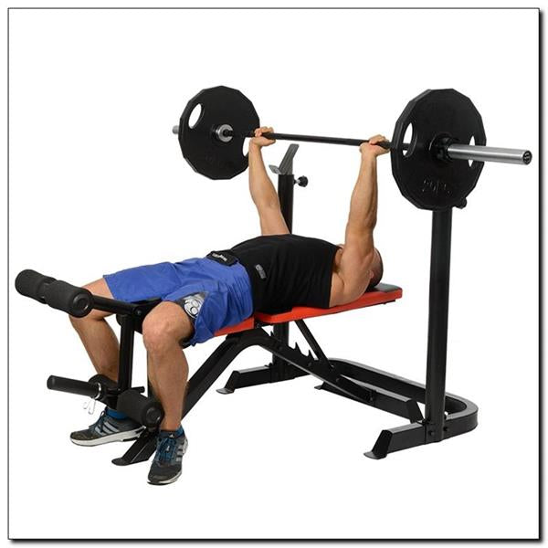 Multifunctionele Trainingsbank met Preacher Pad en Verstelbare Halterrekken - Next Balance