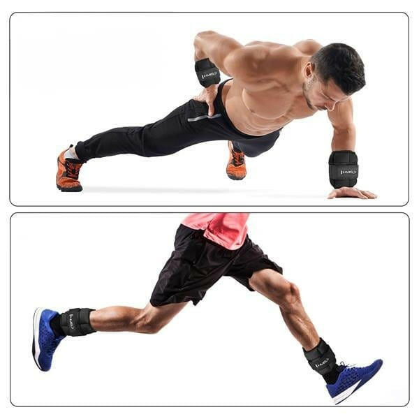 Verstelbare enkel- en polsgewichten 2 x HMS