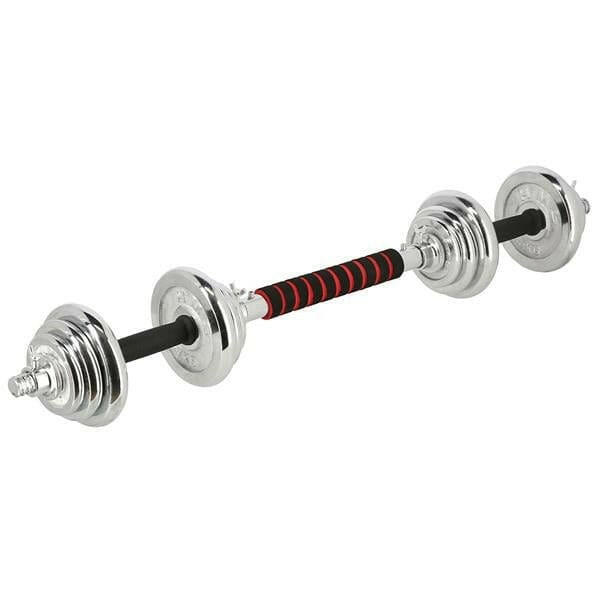 Chrome Dumbbell Set Koffer 20KG