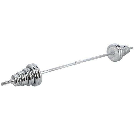 Chrome Halter/Barbell Set incl. koffer 55KG