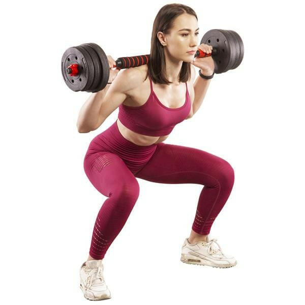 Composiet Halterstang en Dumbbells Set 20 kg