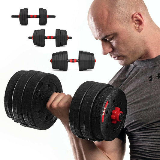 Composiet Halterstang en Dumbbells Set 30 kg