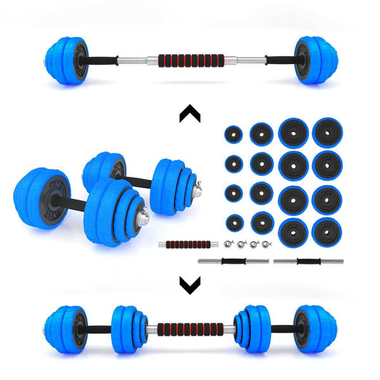 Verstelbare Halterset (2-in-1 Dumbbell & Barbell, 30 kg)