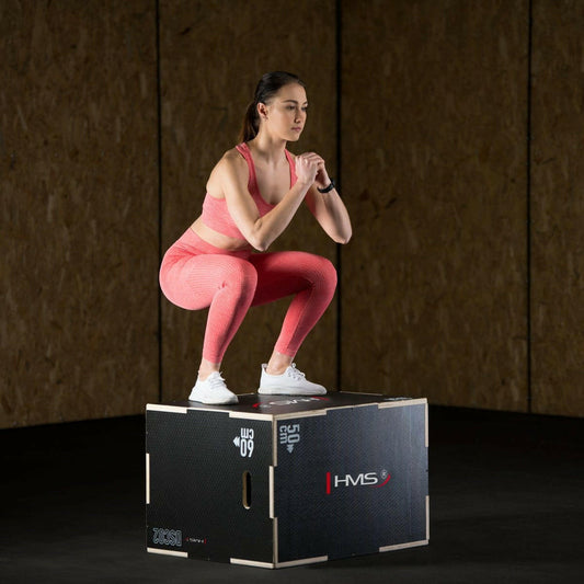 Zwarte Plyometrische Kist HMS