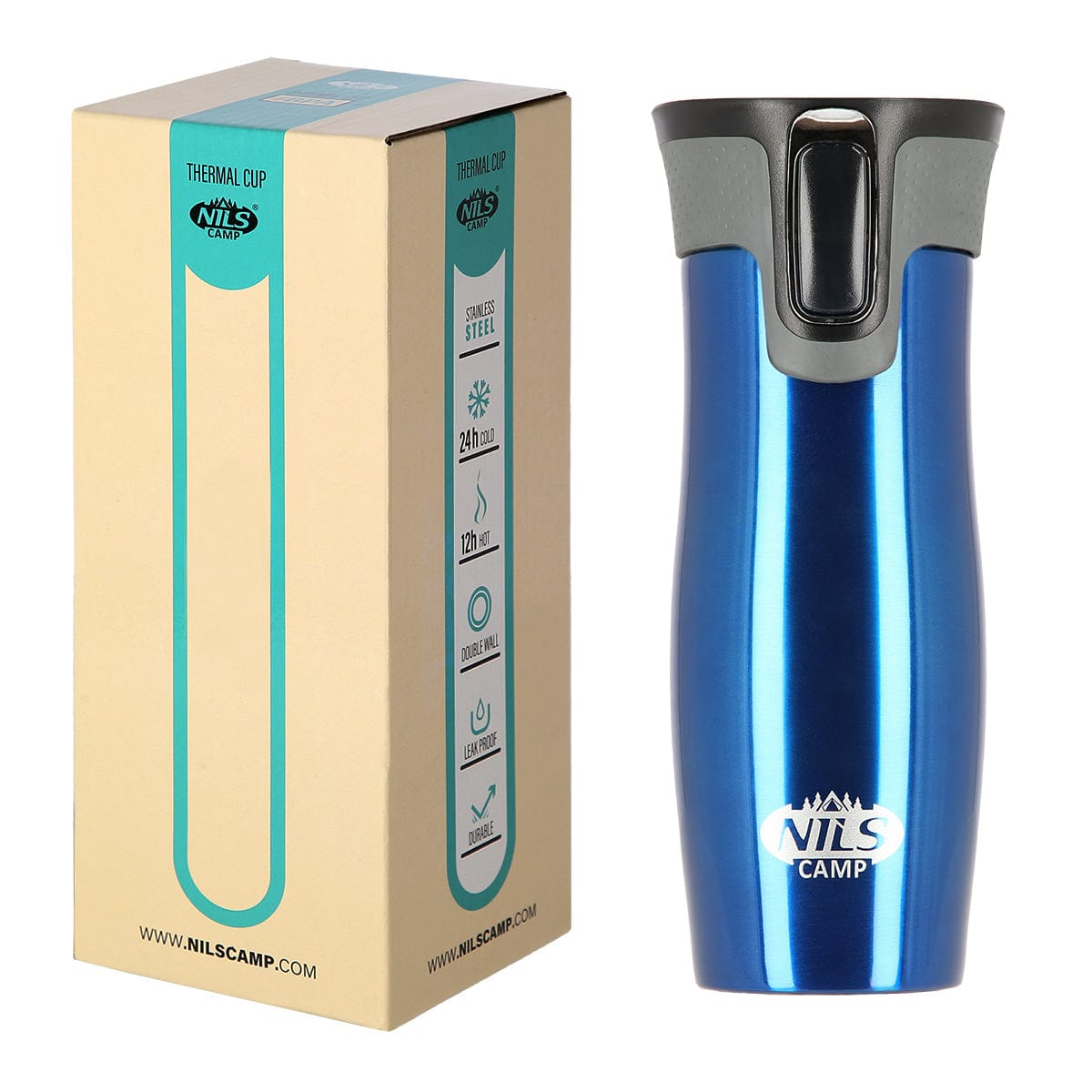 Thermobeker Blauw 420 ml