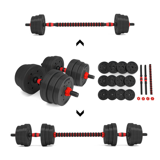 Composiet Halterstang en Dumbbells Set 20 kg - Next Balance