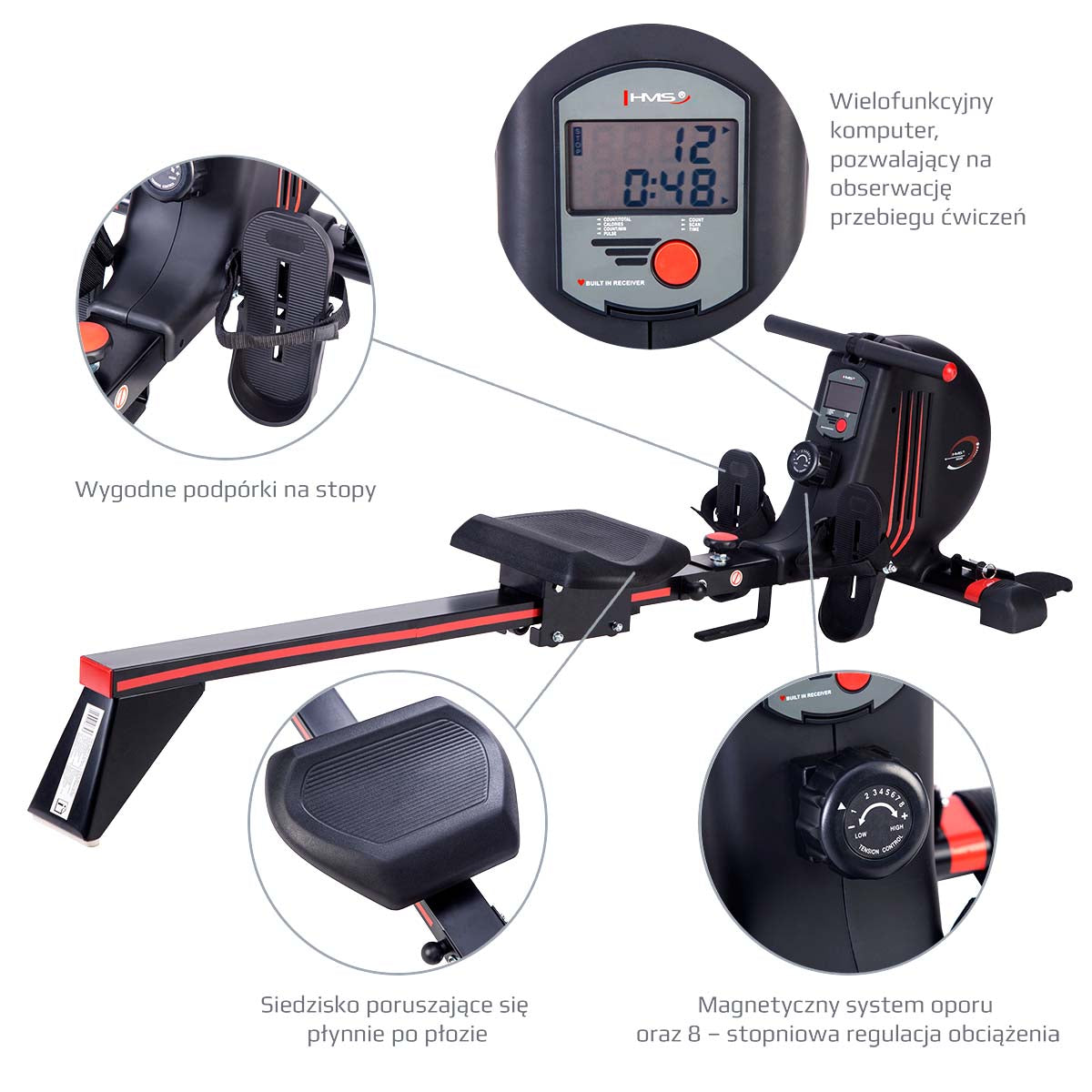 ZM1502 Magnetische Roeimachine - Next Balance