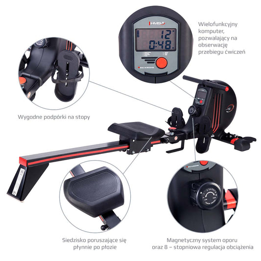 ZM1502 Magnetische Roeimachine - Next Balance