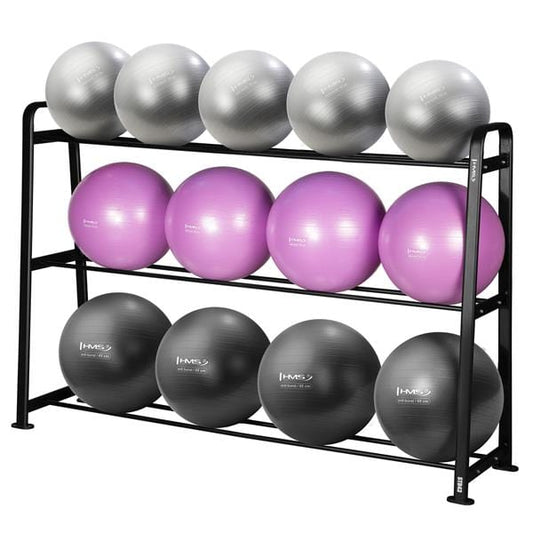 Set van 13 Trainingsballen incl. Rek HMS