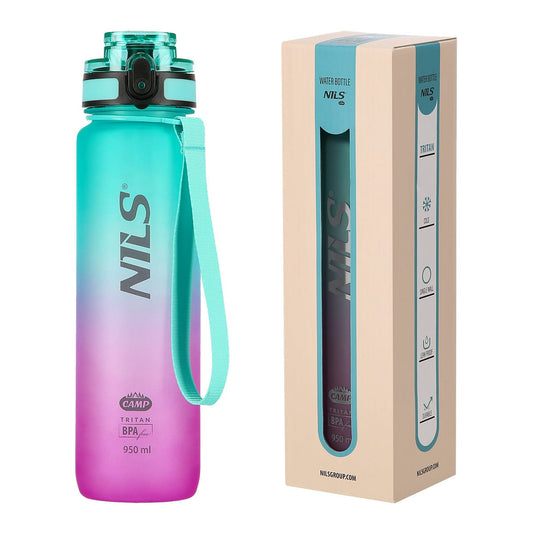 Tritan Drinkfles Groen-Roze