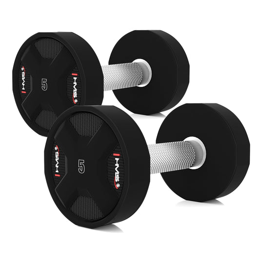 HPC Set Polyurethaan Dumbbells 2 x 2.5 - 25 KG CPU