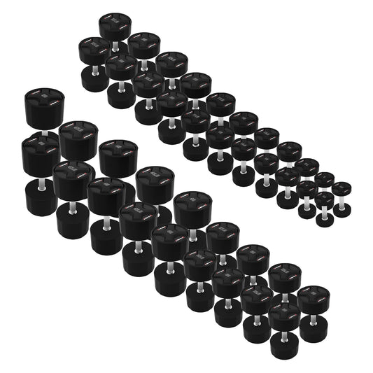 HPC Set Polyurethaan Dumbbells 2 x 2.5 - 50 KG CPU