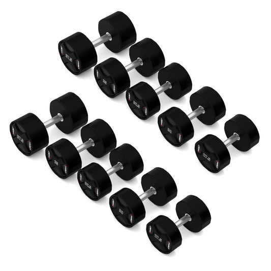 HPC Set Polyurethaan Dumbbells 2 x 27.5 - 37.5 KG CPU