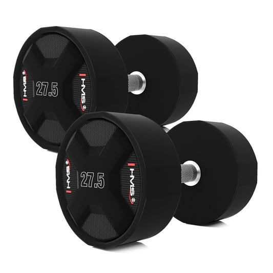 HPC Set Polyurethaan Dumbbells 2 x 27.5 - 37.5 KG CPU