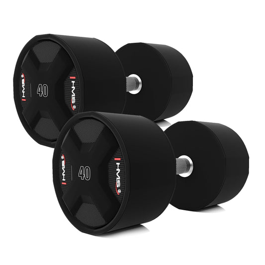 HPC Set Polyurethaan Dumbbells 2 x 40 - 50 KG CPU