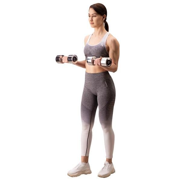 Verchroomde dumbbells (2 stuks) HMS