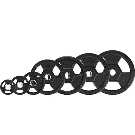 Zwarte Olympic Plates 1,25 kg tot 25 kg