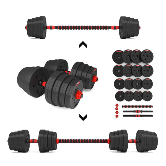 Composiet Halterstang en Dumbbells Set 30 kg