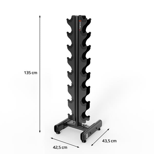 Set Chrome Dumbbells CHD 2 x 1 - 8 KG + Rack HMS - Next Balance