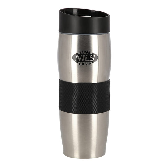 Thermobeker Zwart-Zilver 380 ml