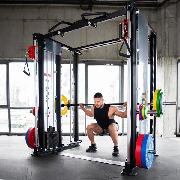 TRYTON Smith Machine 3D met Dubbele Lift en Stapel HMS - Next Balance