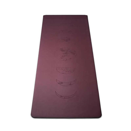 Yogamat PU maanfasenaubergine