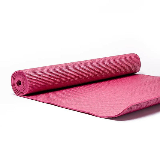 Yogamat PVC Diep Roze